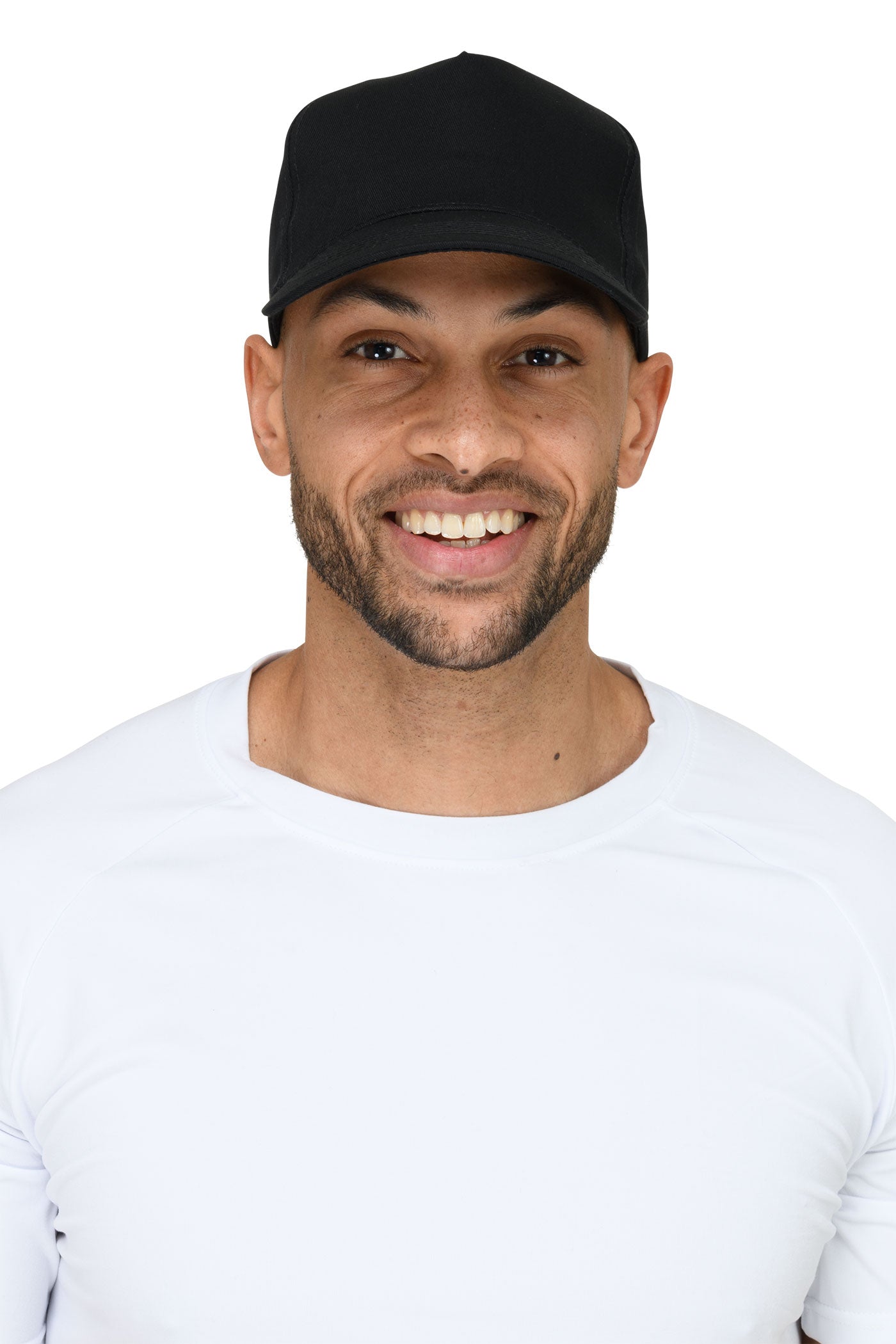 Basic Cap für Männer für Arbeit und Freizeit in Schwarz