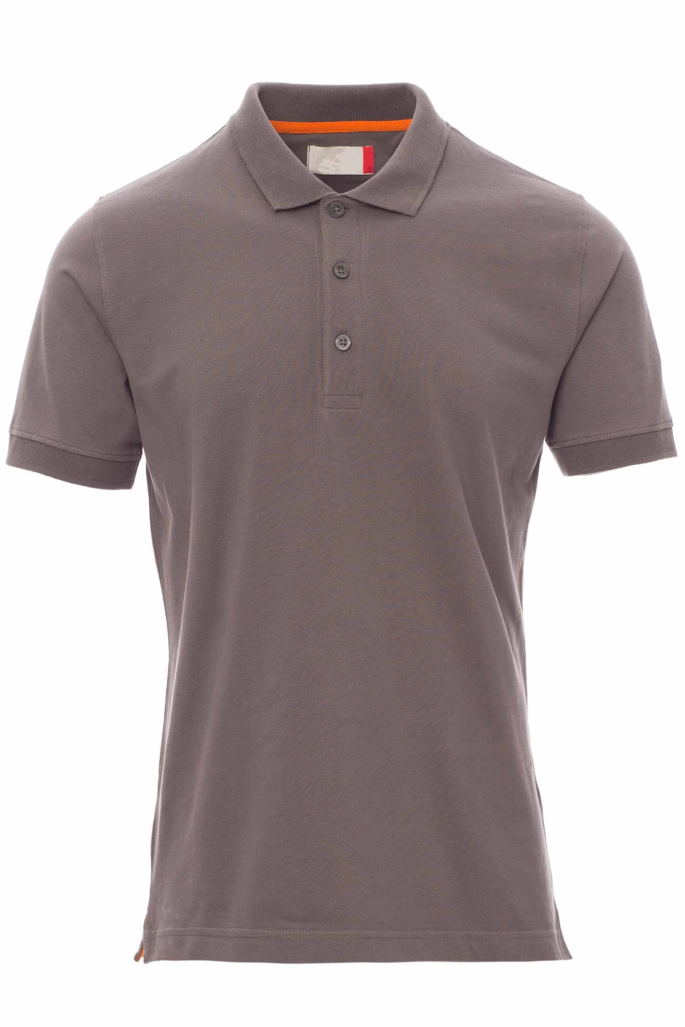 Herren Basic Poloshirt kurzarm in grossen Groessen in Anthrazit