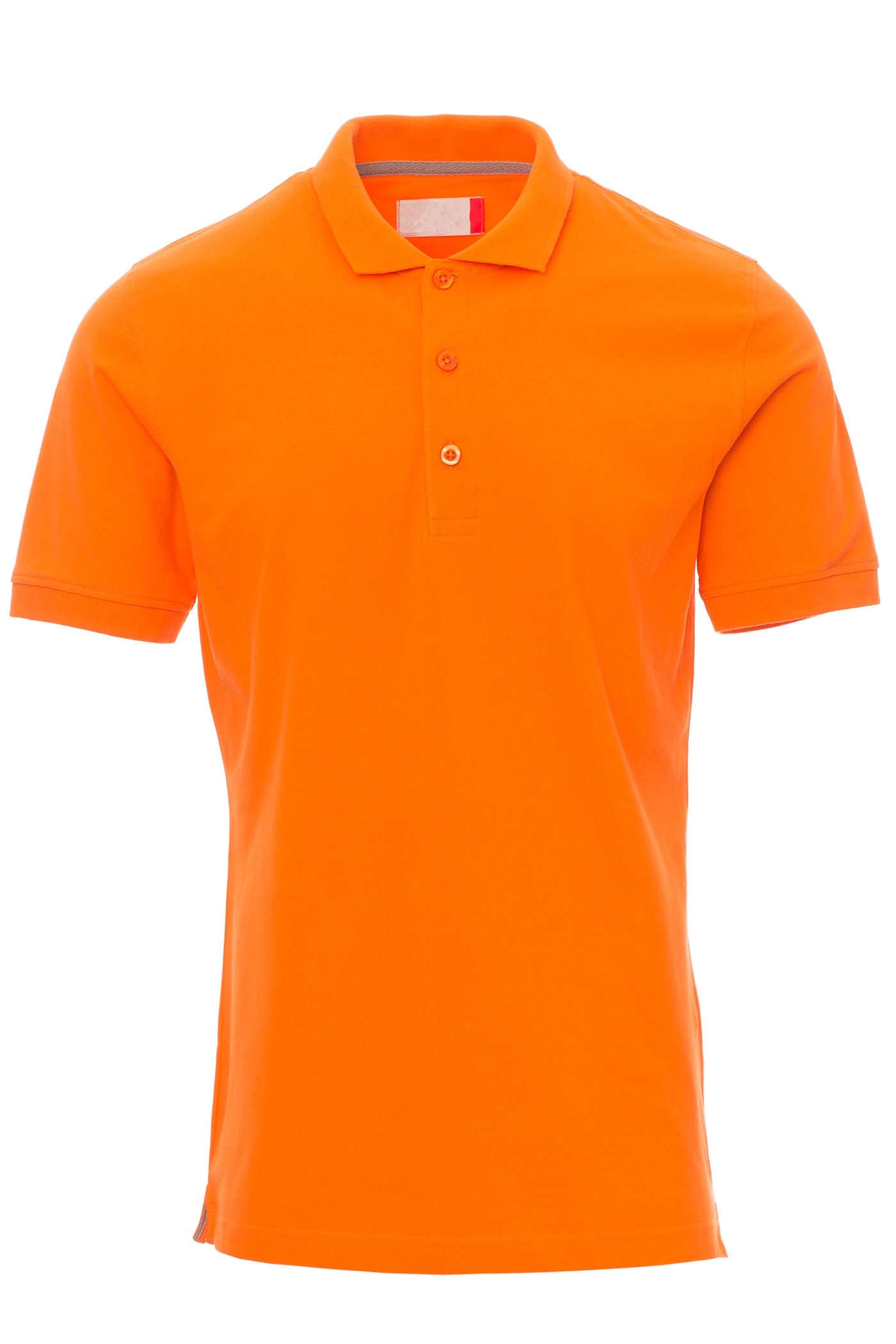Herren Basic Poloshirt kurzarm in grossen Groessen in Orange