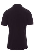 guenstiges Poloshirt Maenner einfarbig Schwarz
