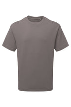Herren T-Shirt Basic mit dickem Stoff in Anthrazit