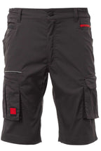 Herren Bermuda-Shorts mit Stretch und Ripstop in Anthrazit