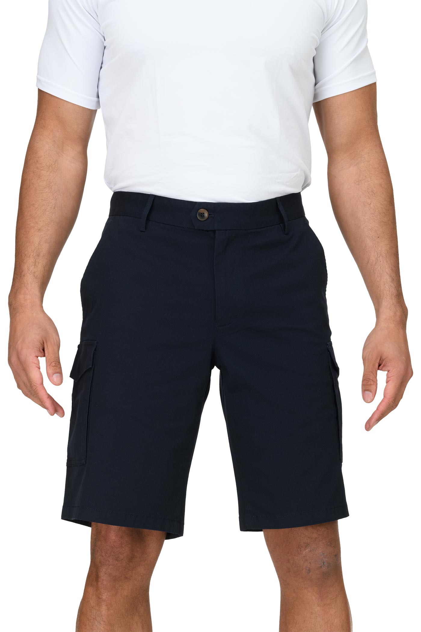 Herren Bermuda-Shorts für die Arbeit und Freizeit in Dunkelblau