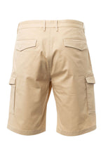 Herren kurze Arbeitshose Shorts mit vielen Taschen in Beige