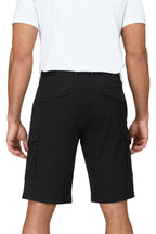 Herren kurze Arbeitshose Shorts mit vielen Taschen in Schwarz