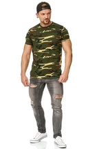 Herren Camouflage T-Shirt Sunset