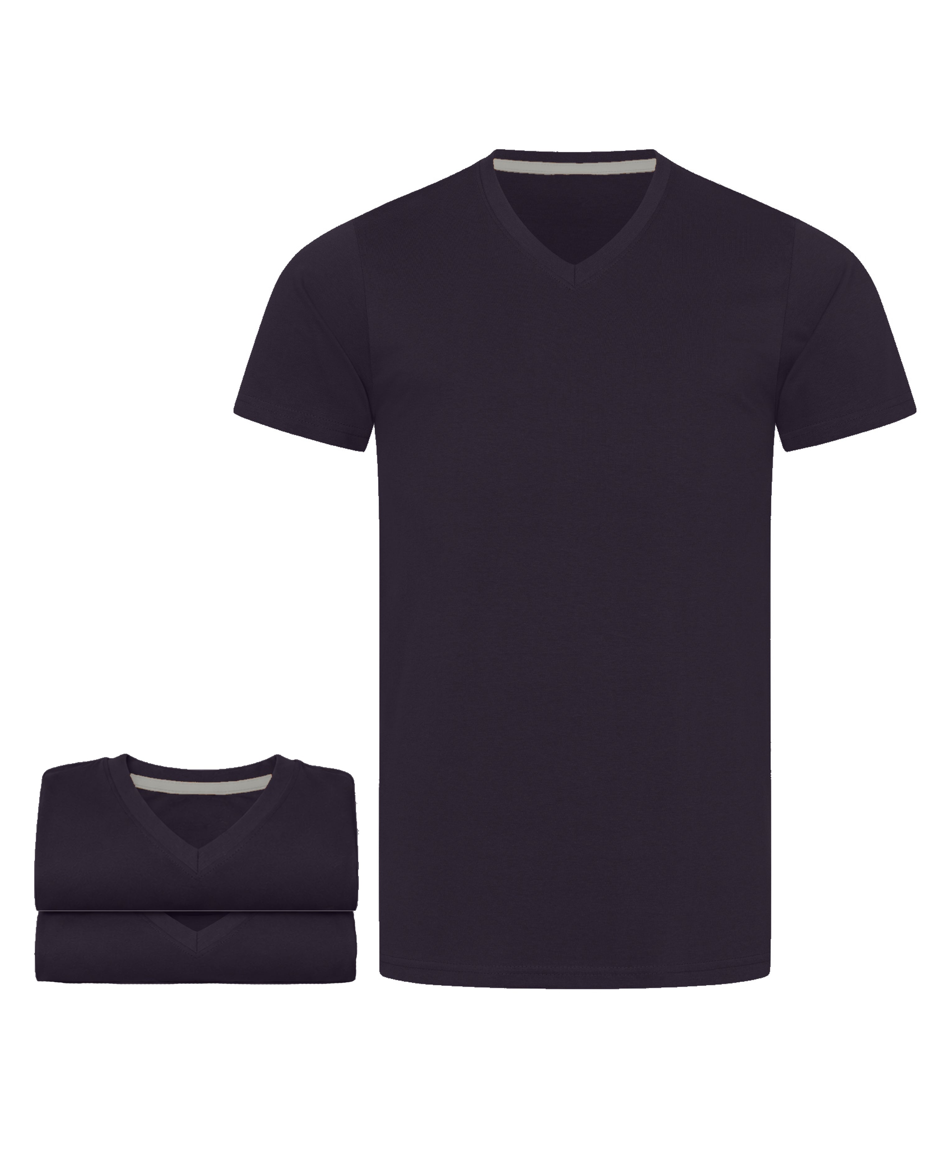 Herren T-Shirt 3er Pack V-Ausschnitt – V-Neck
