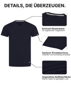 Herren T-Shirt 3er Pack V-Ausschnitt – V-Neck