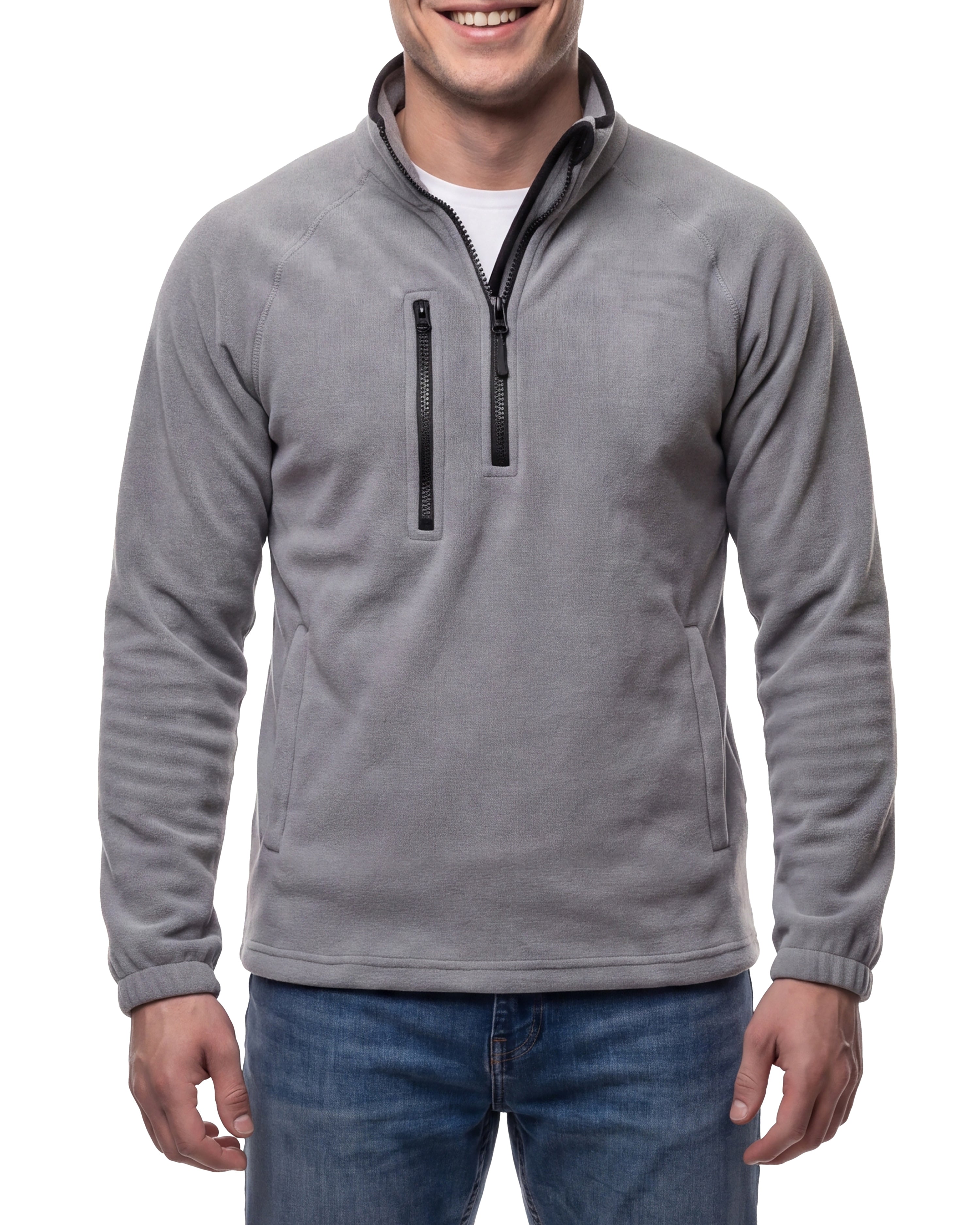 Herren Fleece Troyer mit Taschen Dolomiti