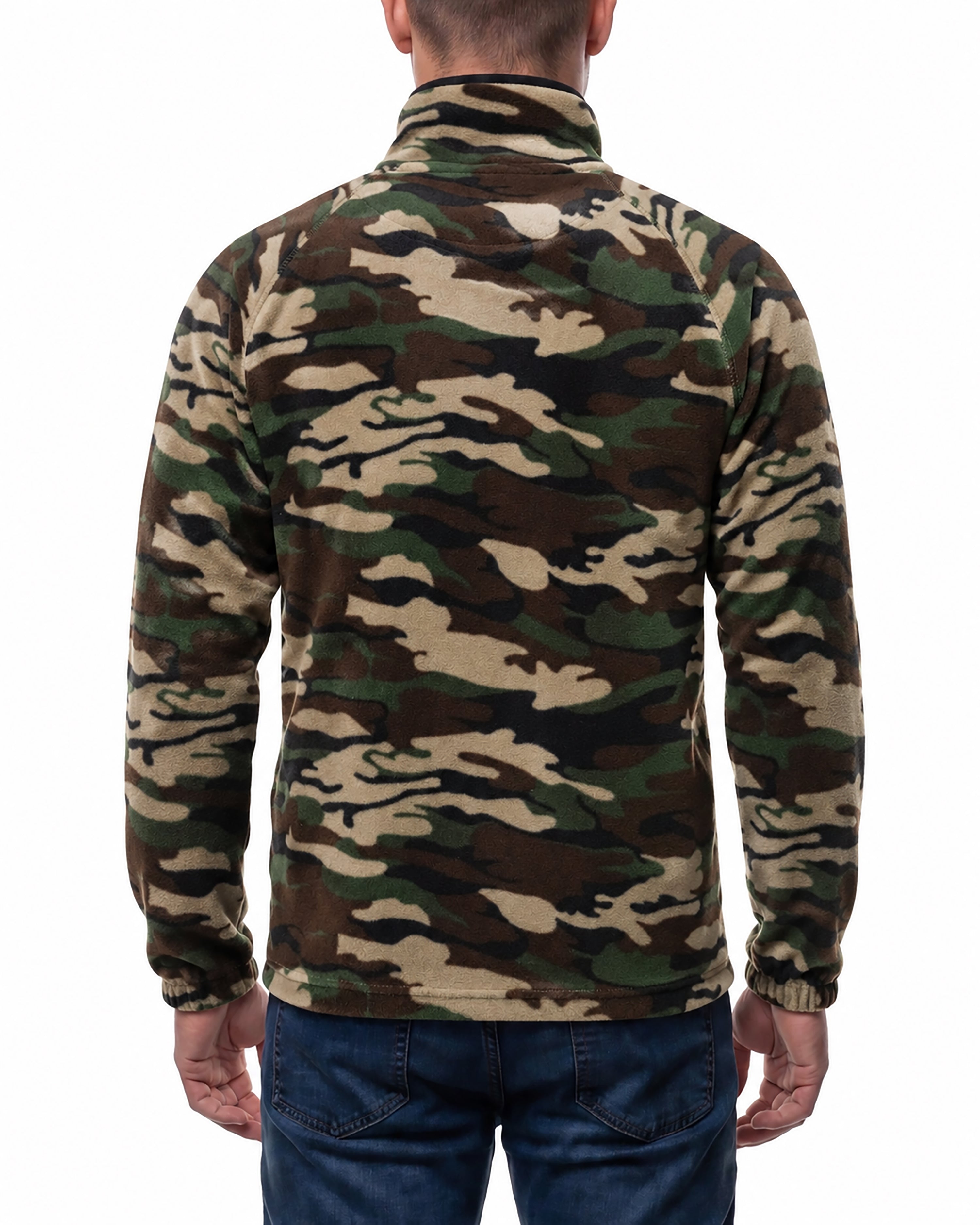 Herren Fleecepullover Camouflage Dolomiti