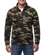 Herren Fleecepullover Camouflage Dolomiti