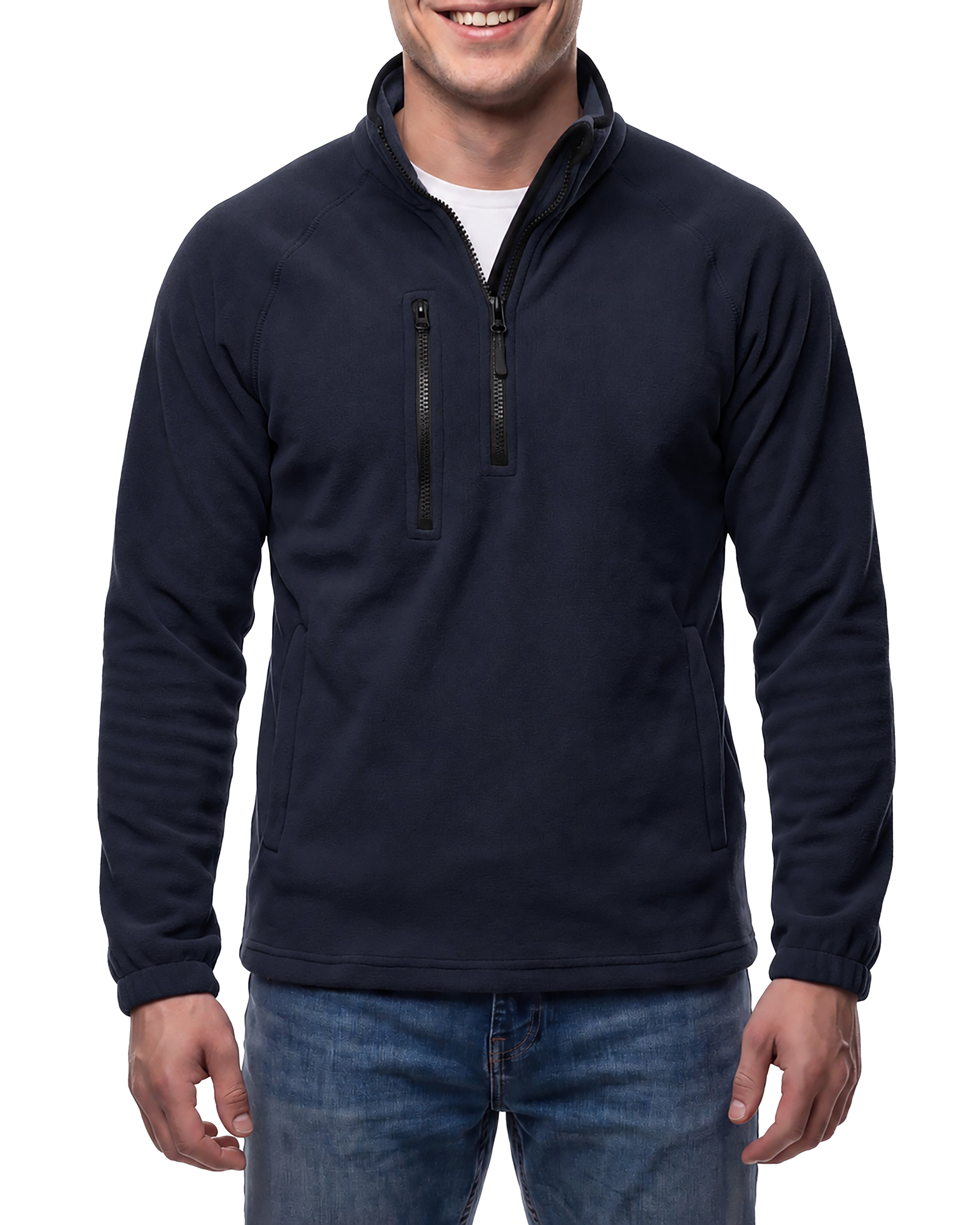 Herren Fleece Troyer mit Taschen Dolomiti