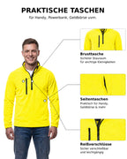 Herren Fleece Troyer mit Taschen Dolomiti