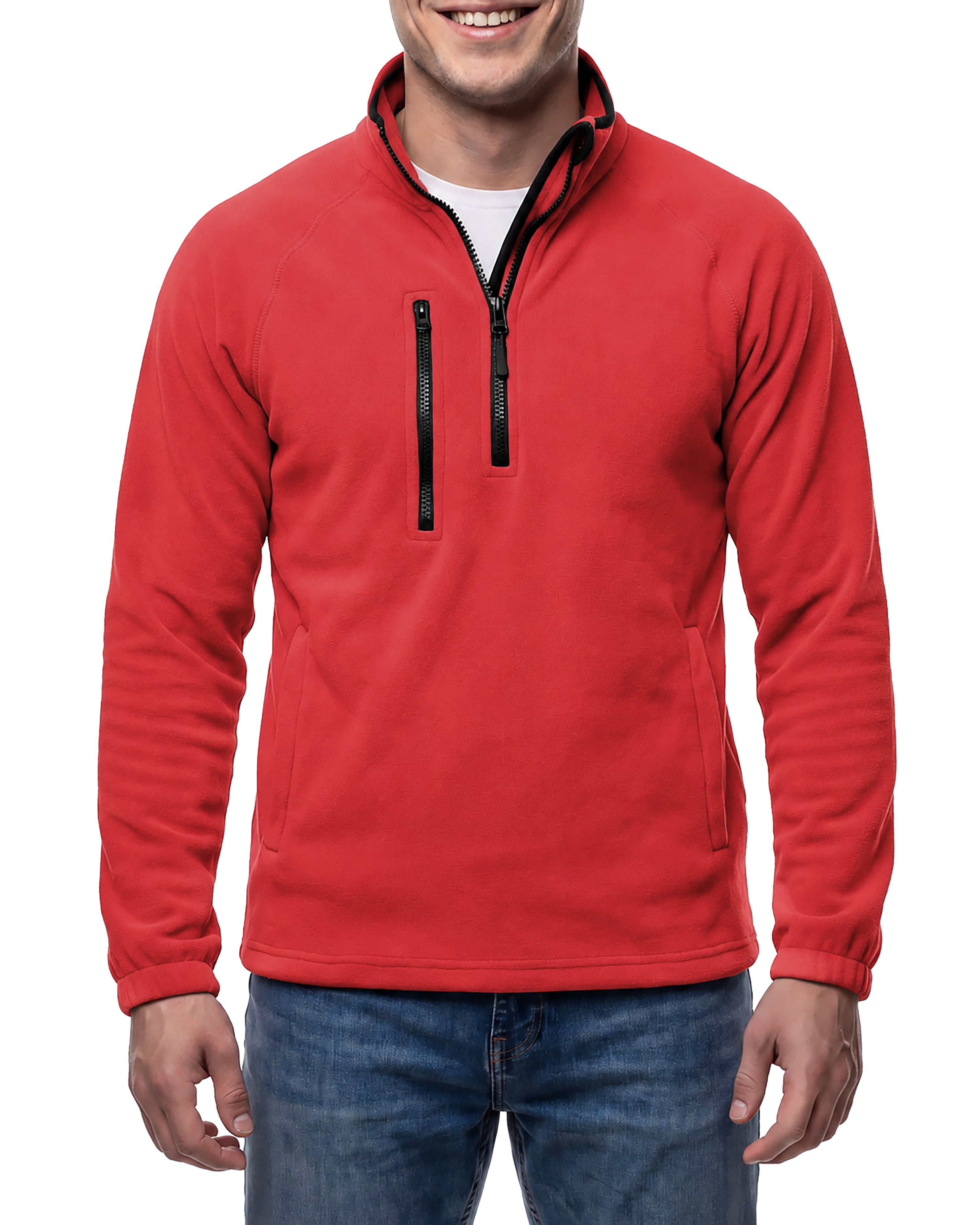 Herren Fleece Troyer mit Taschen Dolomiti