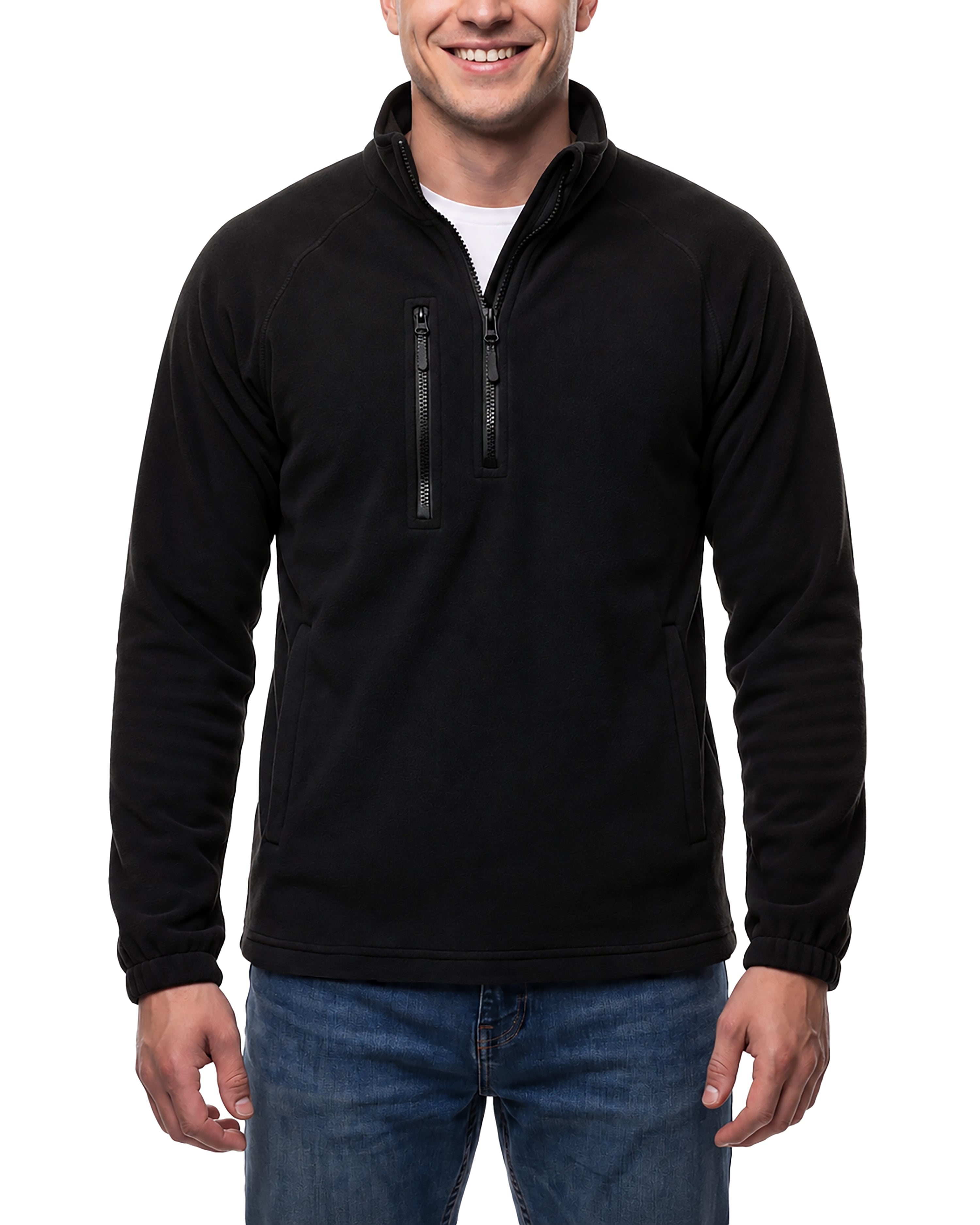 Herren Fleece Troyer mit Taschen Dolomiti