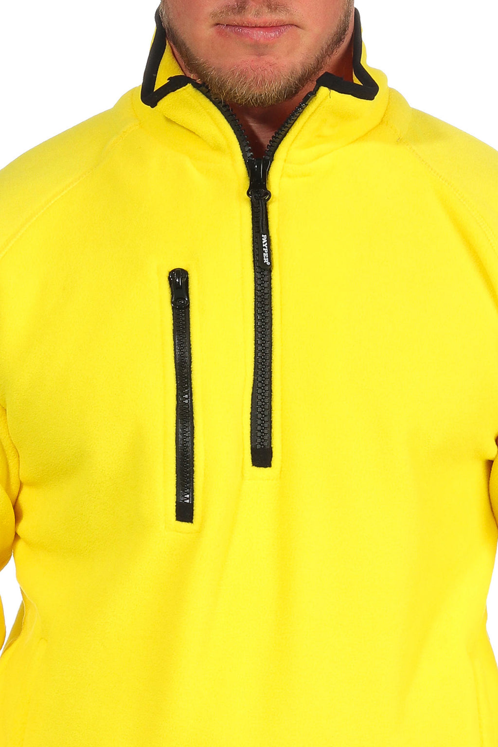 Herren Fleecejacke mit Kragen