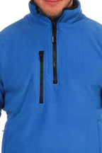 Fleece Pulli mit Brusttasche