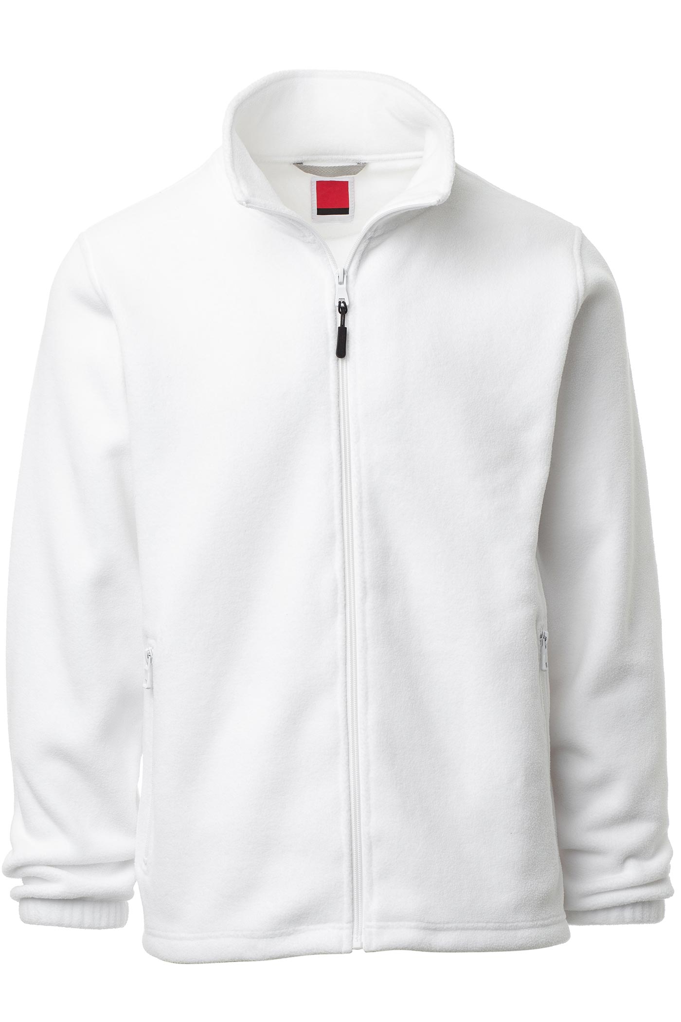 Herren Sherpa Fleecejacke Weiß