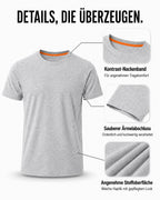 Herren T-Shirt Rundhals Baumwolle – Sunset