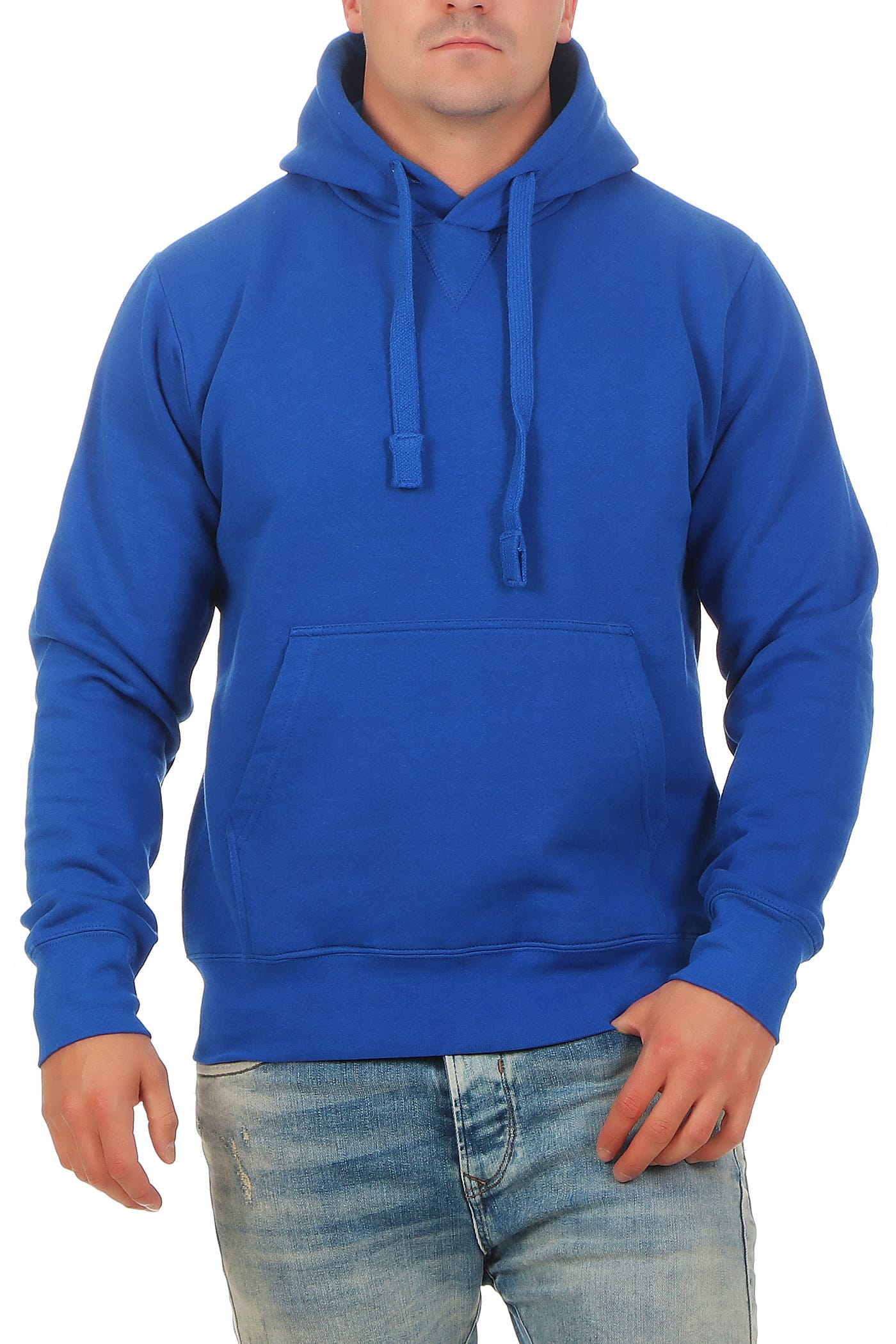 Herren Kapuzenpullover in großen Größen in Blau