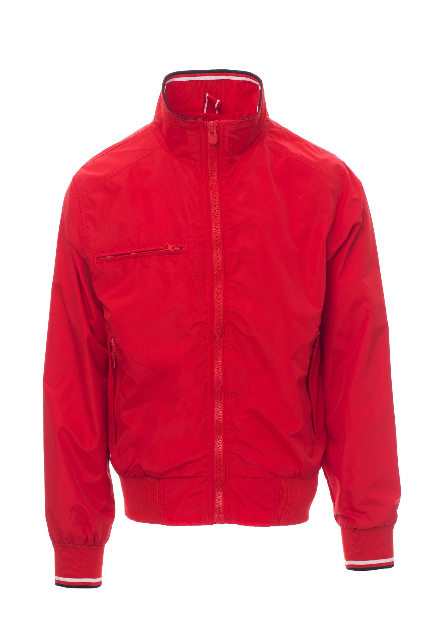 guenstiger Windbreaker in grossen Groessen in Rot