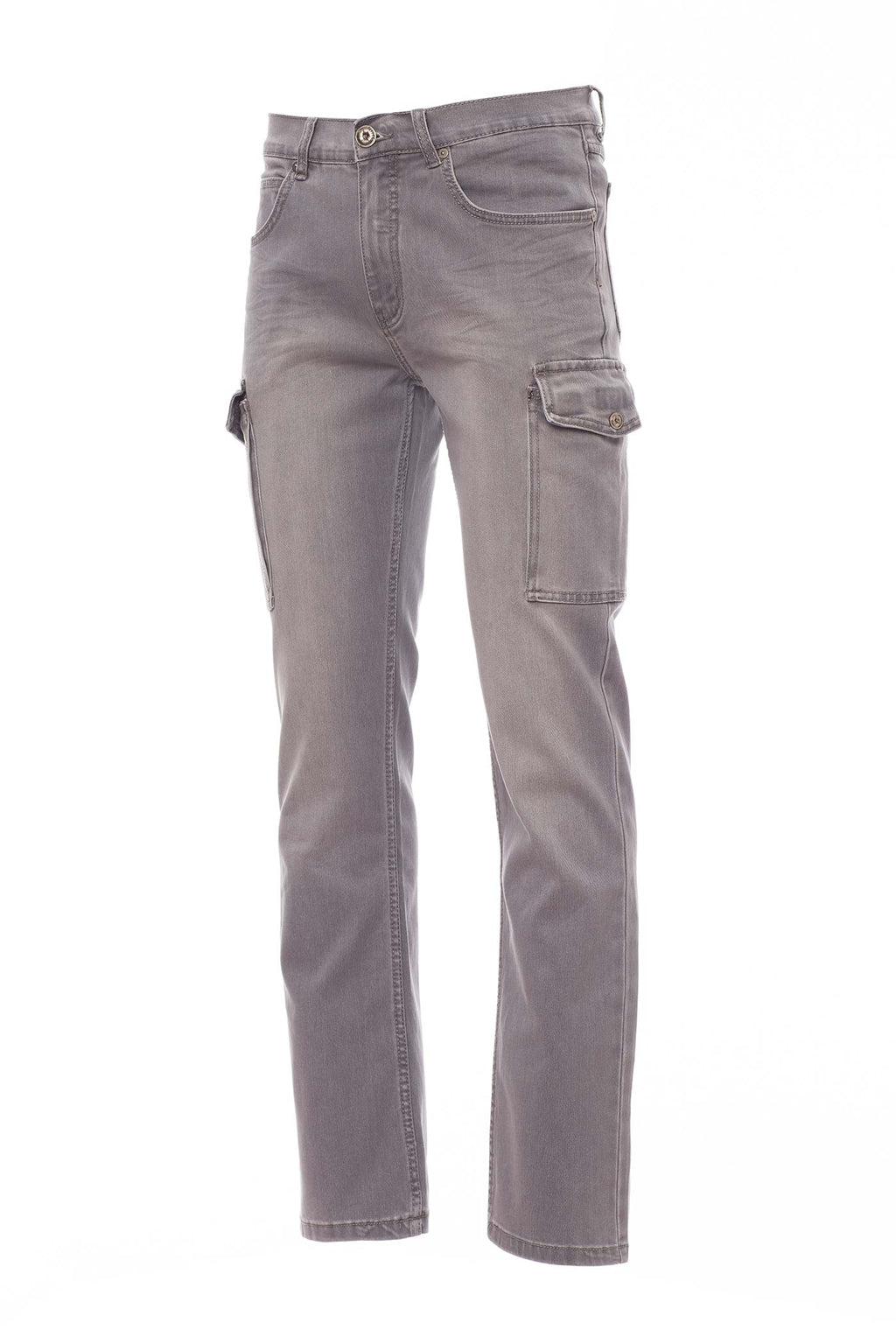 Herren Jeans aus Stretch-Gewebe langlebig in Anthrazit