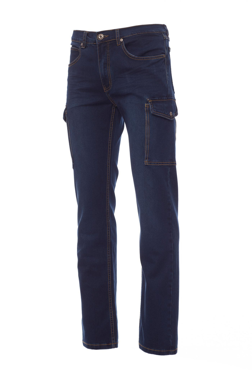 Herren Jeans aus Stretch-Gewebe langlebig in Dunkelblau