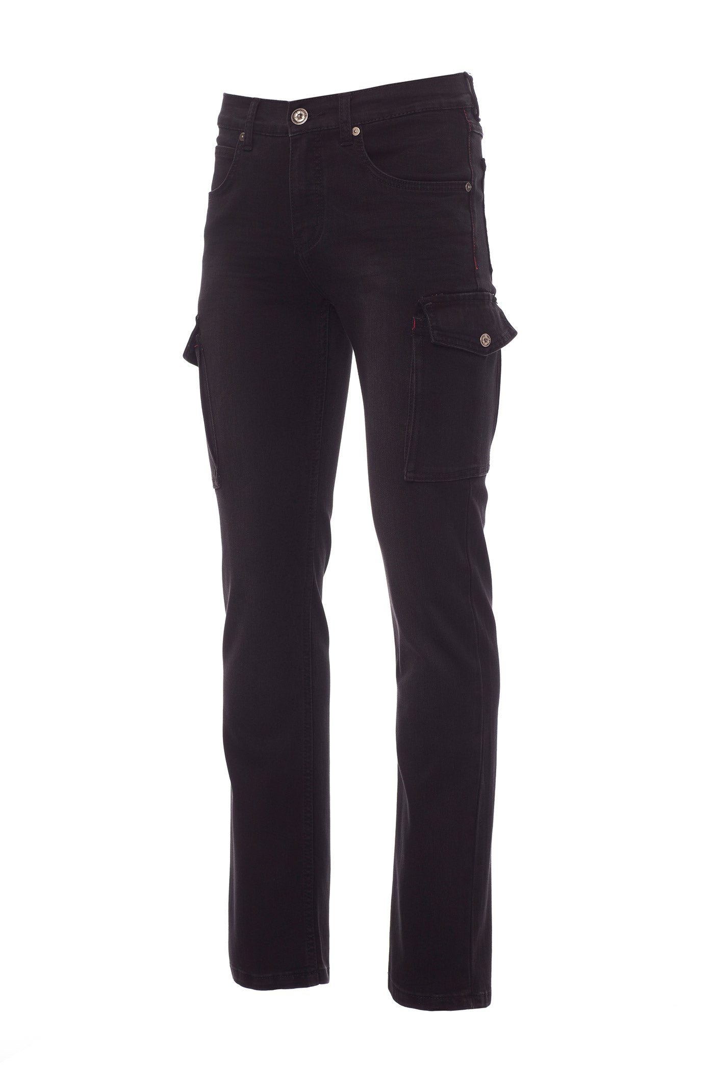 Herren Jeans aus Stretch-Gewebe langlebig in Schwarz