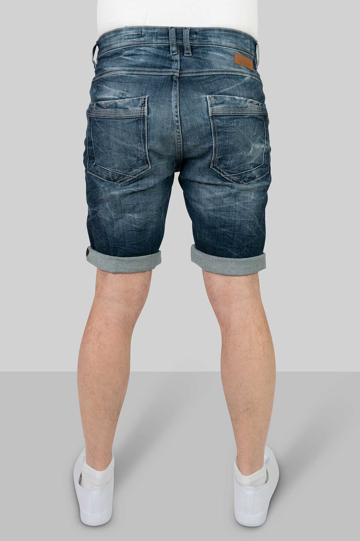 Herren kurze Jeans Hose Bermuda, Haka