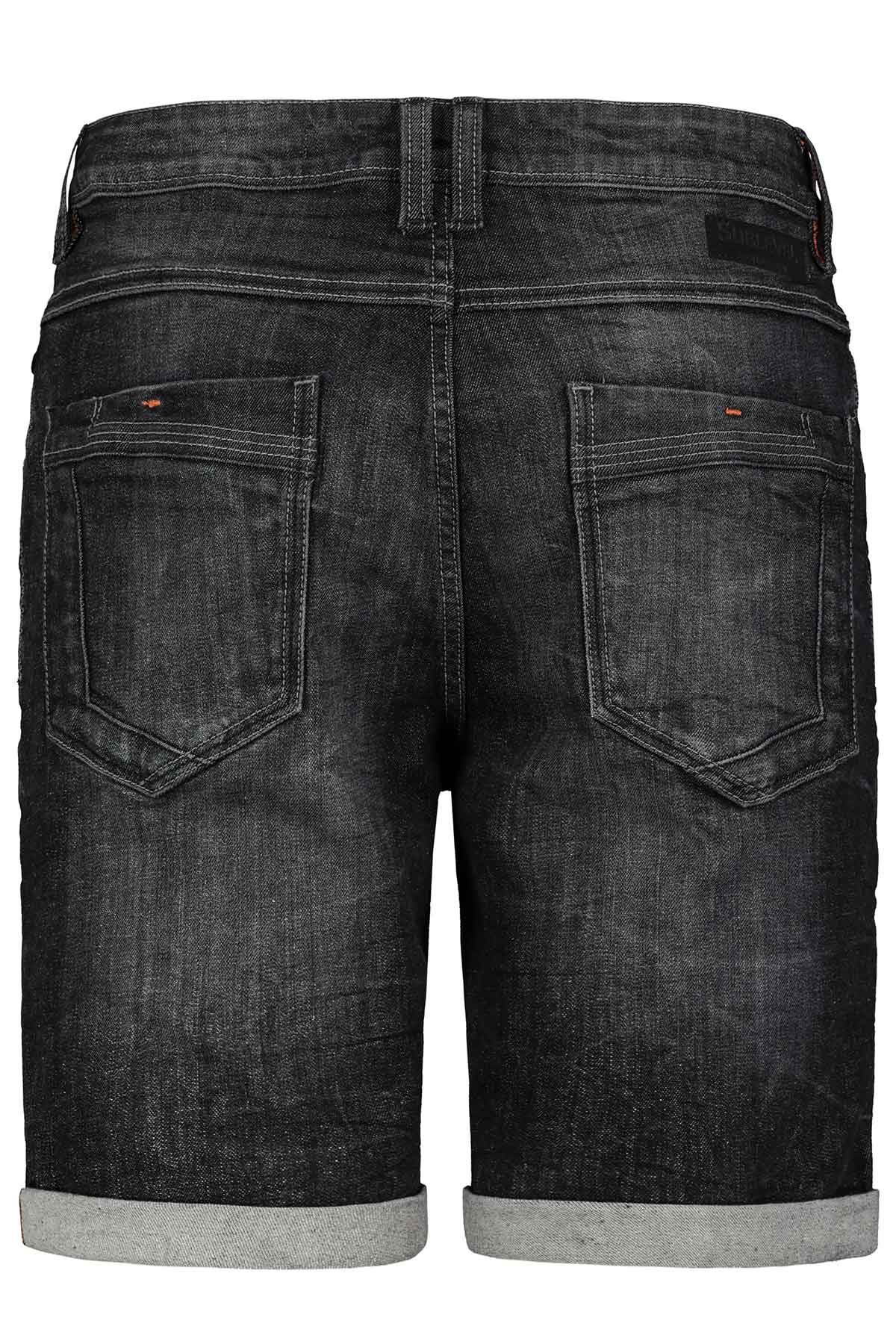 Herren kurze Jeans Hose Bermuda, Haka
