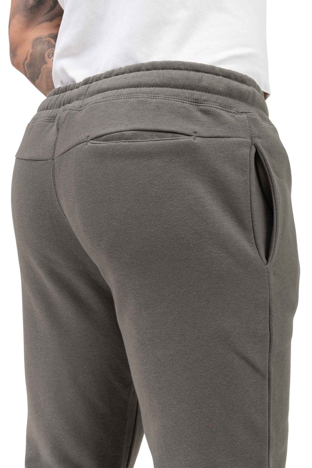 Herren Jogginghose mit offenen Taschen in Anthrazit