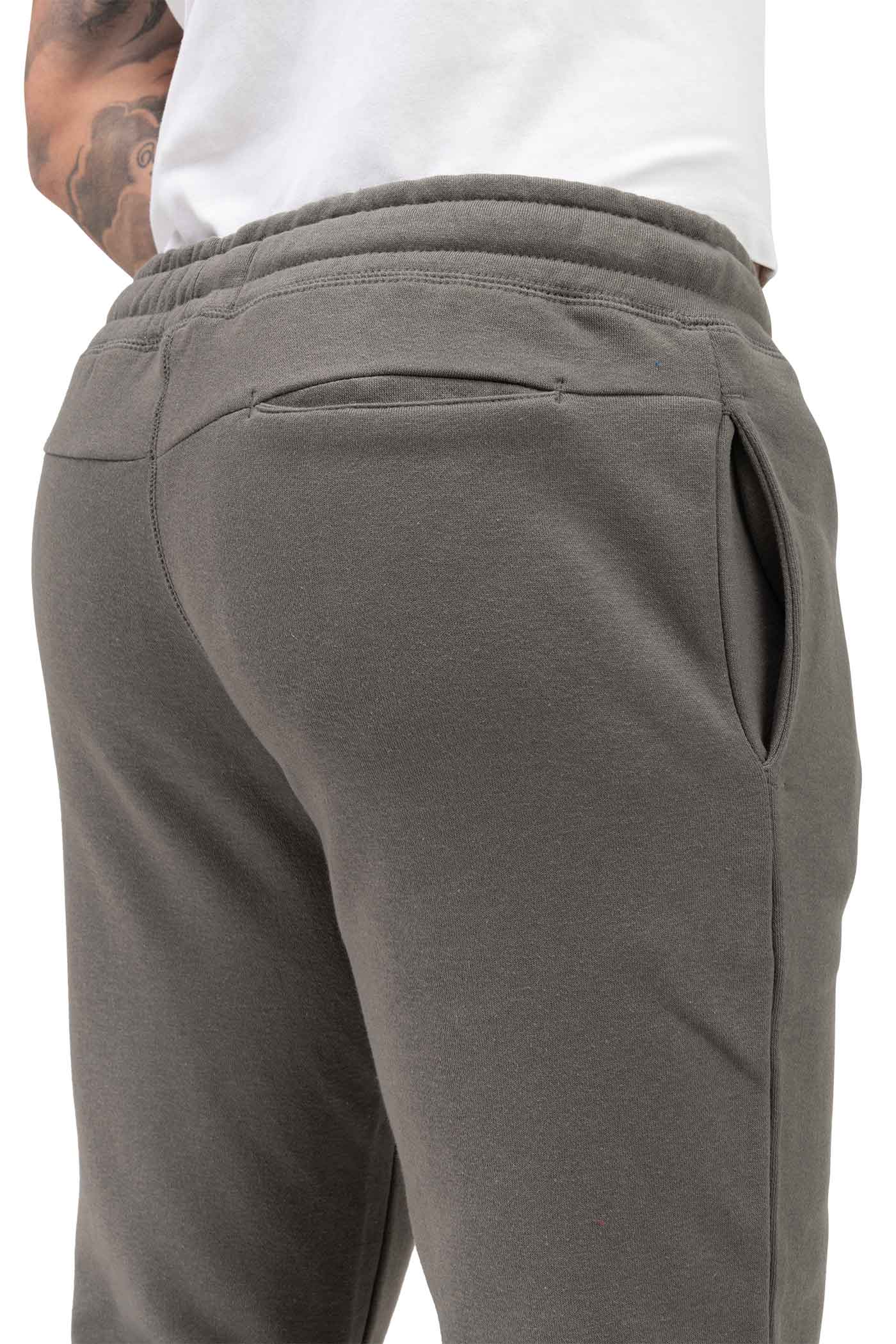 Herren Jogginghose mit offenen Taschen in Anthrazit