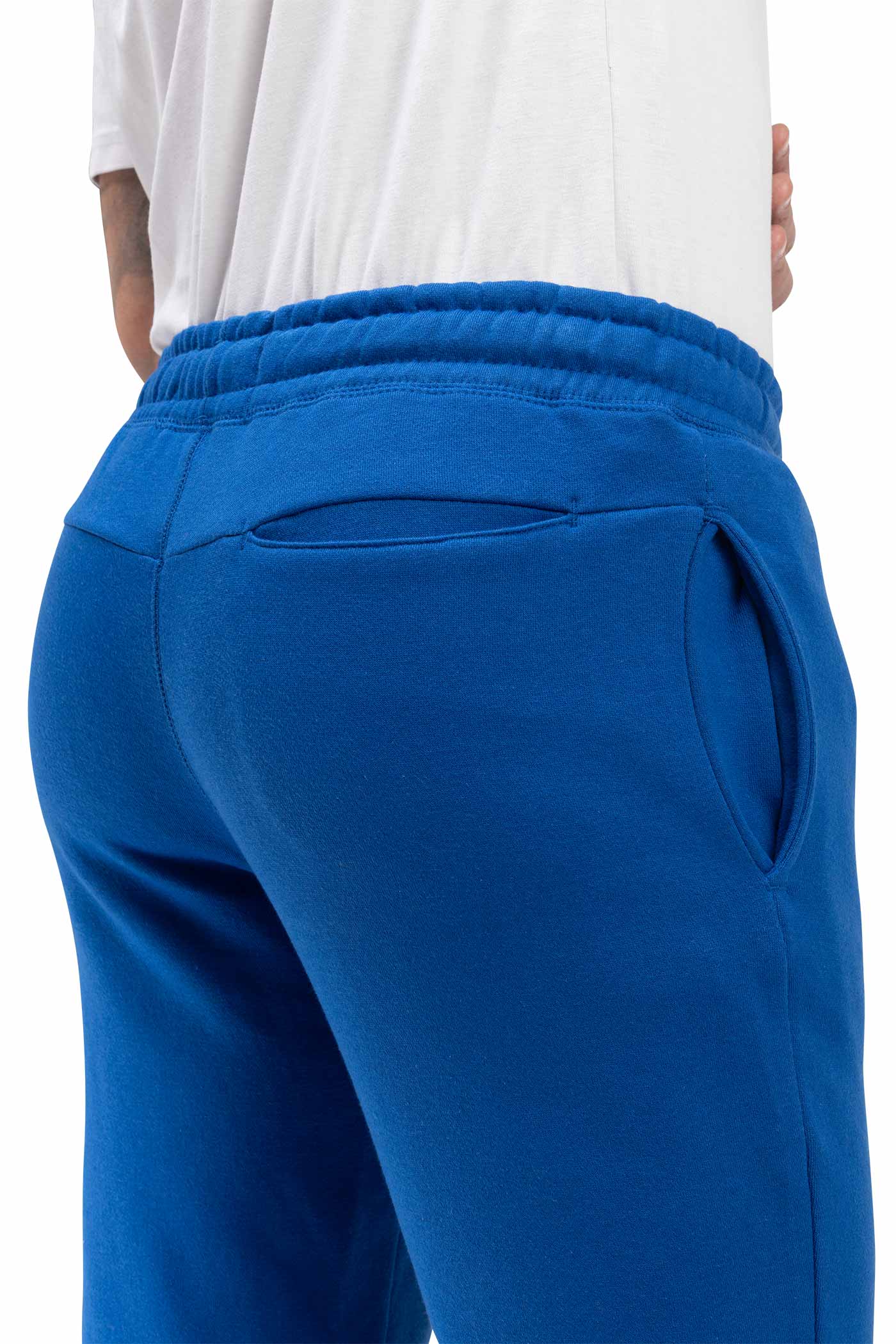 Herren Jogginghose mit offenen Taschen in Blau