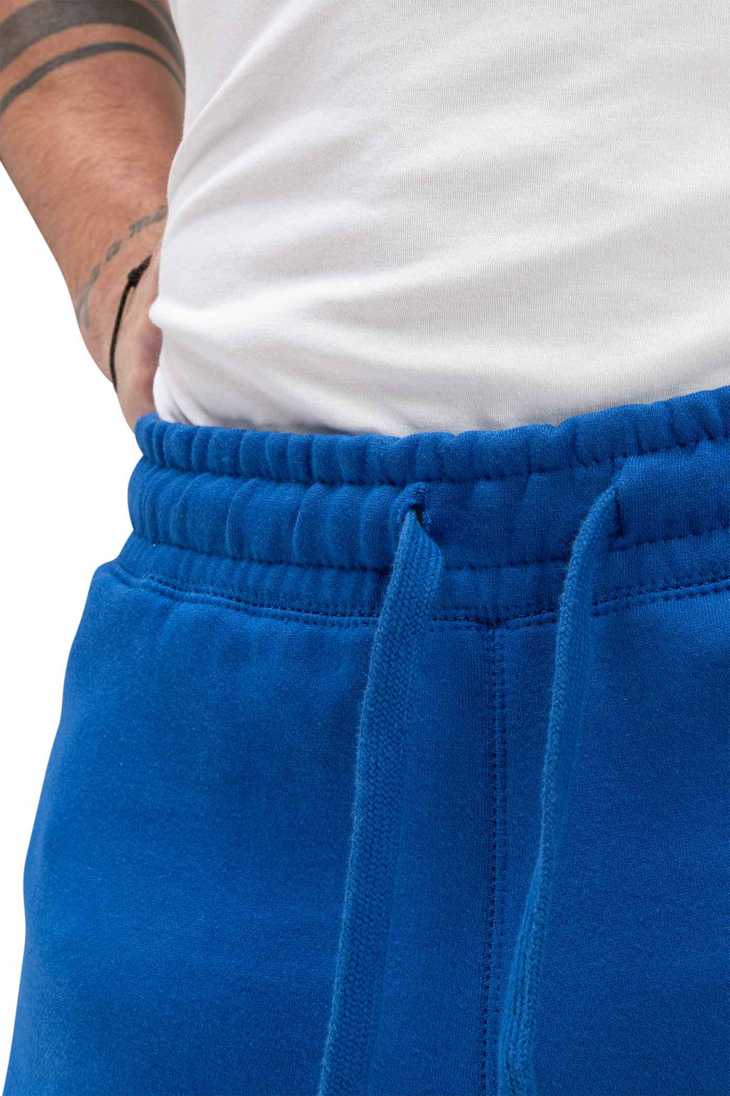 Herren Sweathose für Männer mit Kordelzug in Blau