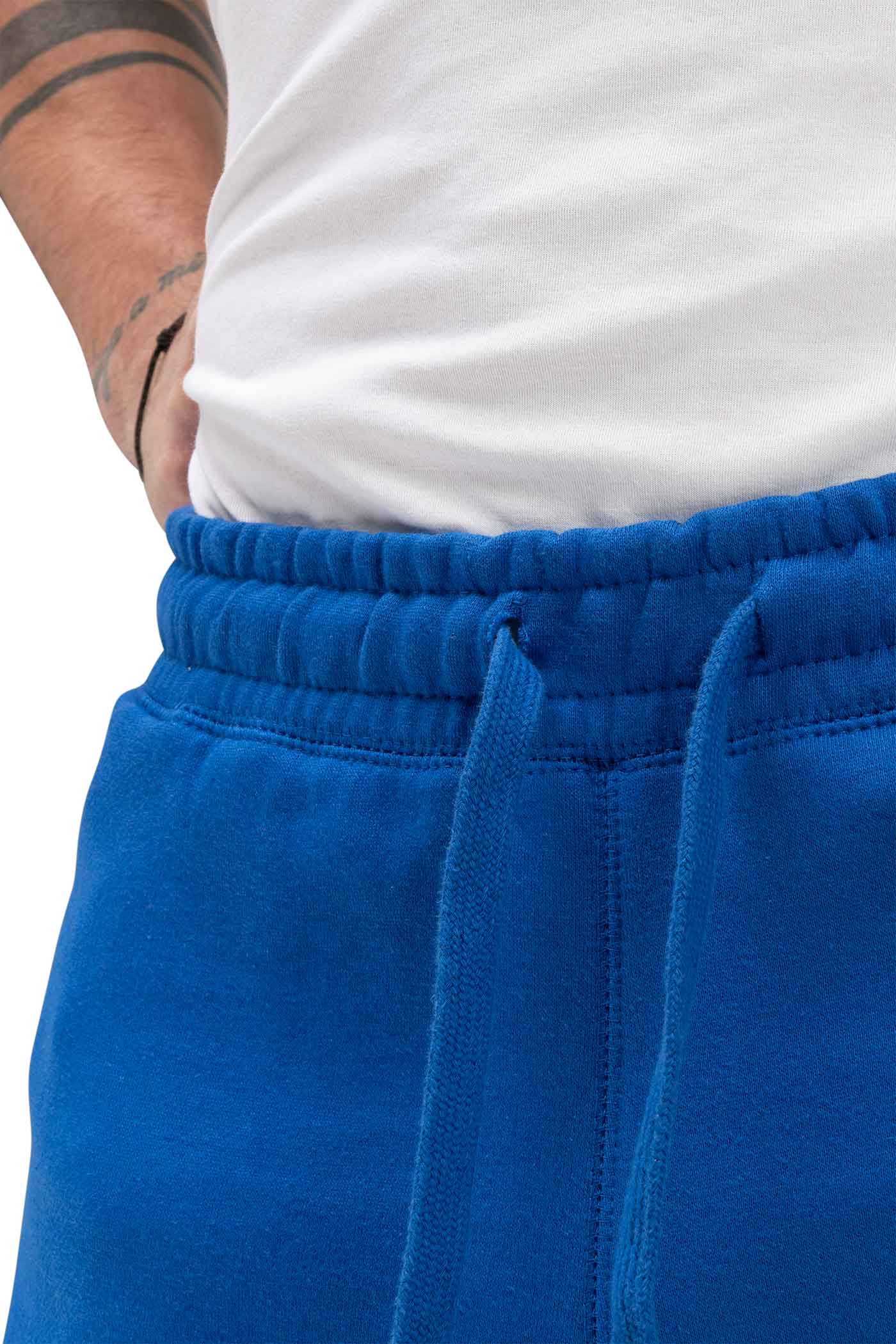 Herren Sweathose für Männer mit Kordelzug in Blau