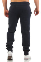 Herren Sweathose aus Baumwolle bequem warm in Dunkelblau