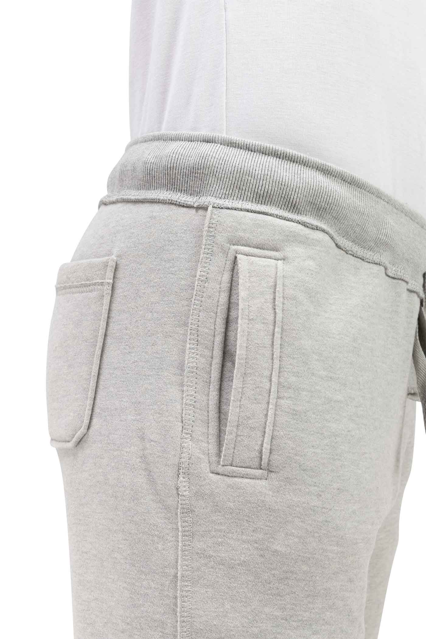 Herren Jogginghose mit praktischen Taschen in Grau meliert
