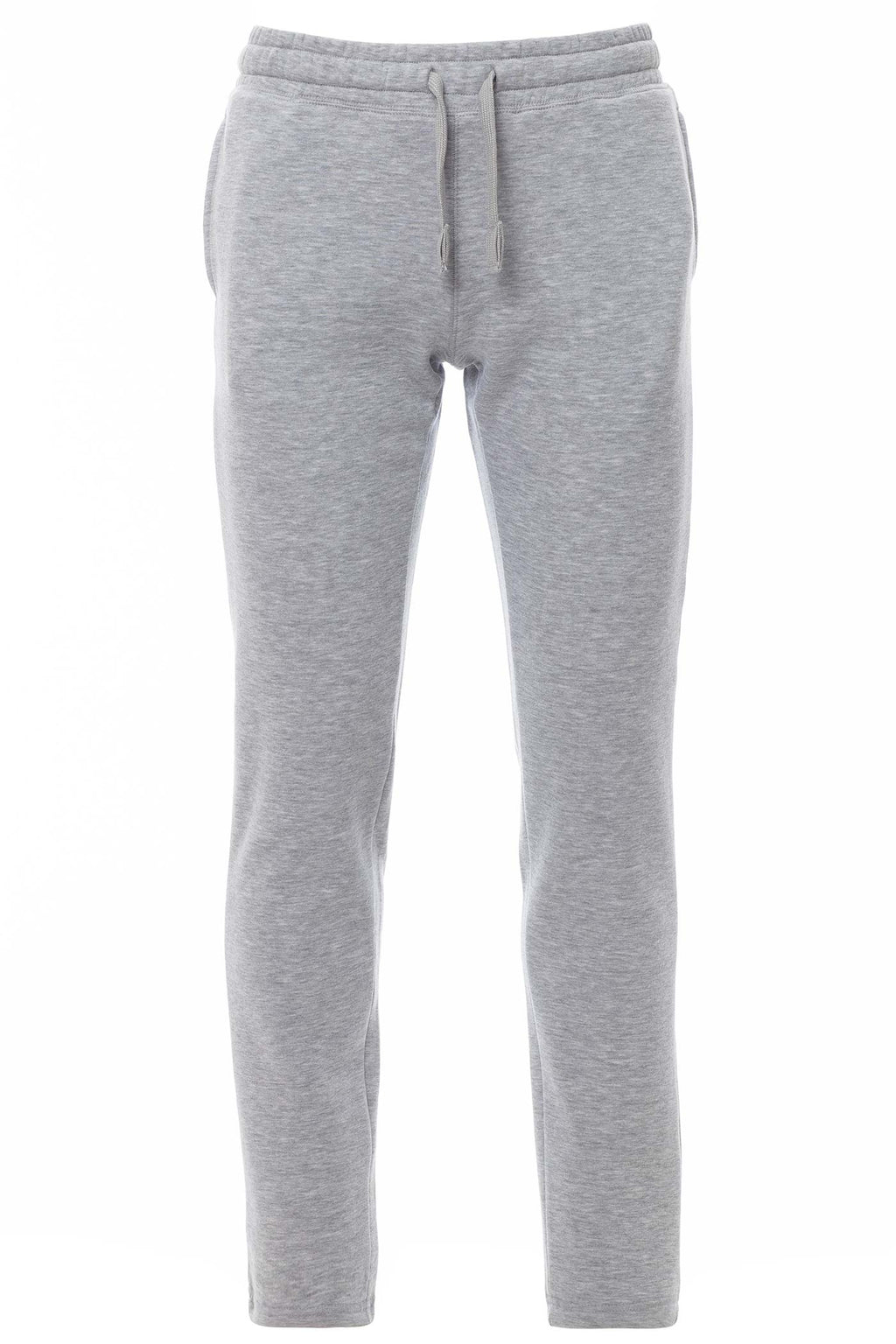 Herren Jogginghose mit Seitentaschen in Grau meliert