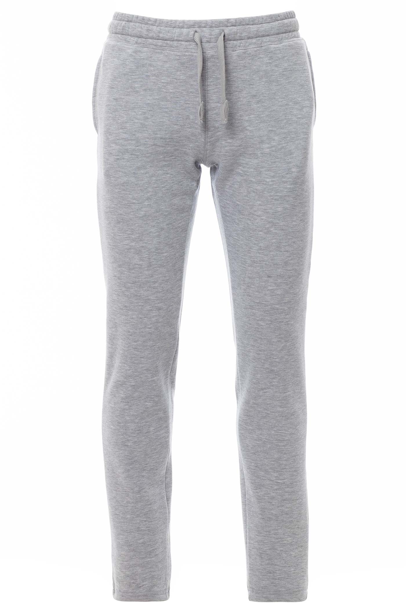 Herren Jogginghose mit Seitentaschen in Grau meliert