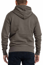 Herren Pullover Basic mit Kapuze Hoodie in Anthrazit
