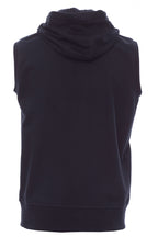 Hoodie ohne Ärmel für Gym und Sport in Dunkelblau