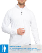 Troyer aus Fleece Outdoor in Weiß