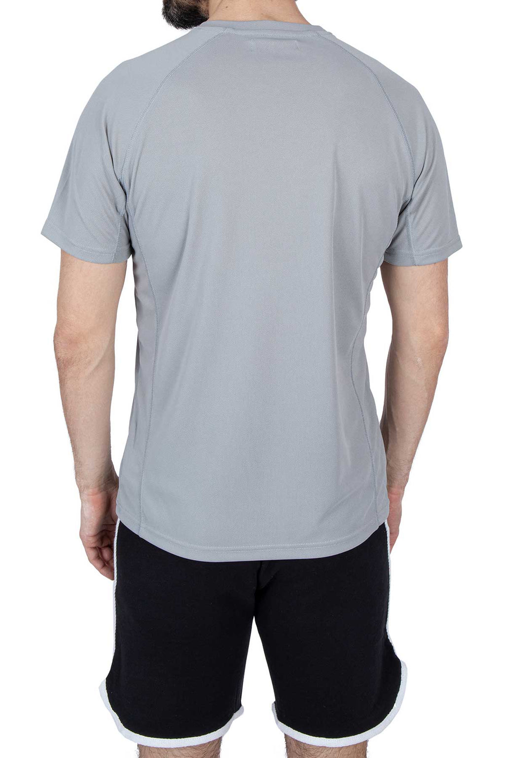 T-Shirt Joggen Grau meliert