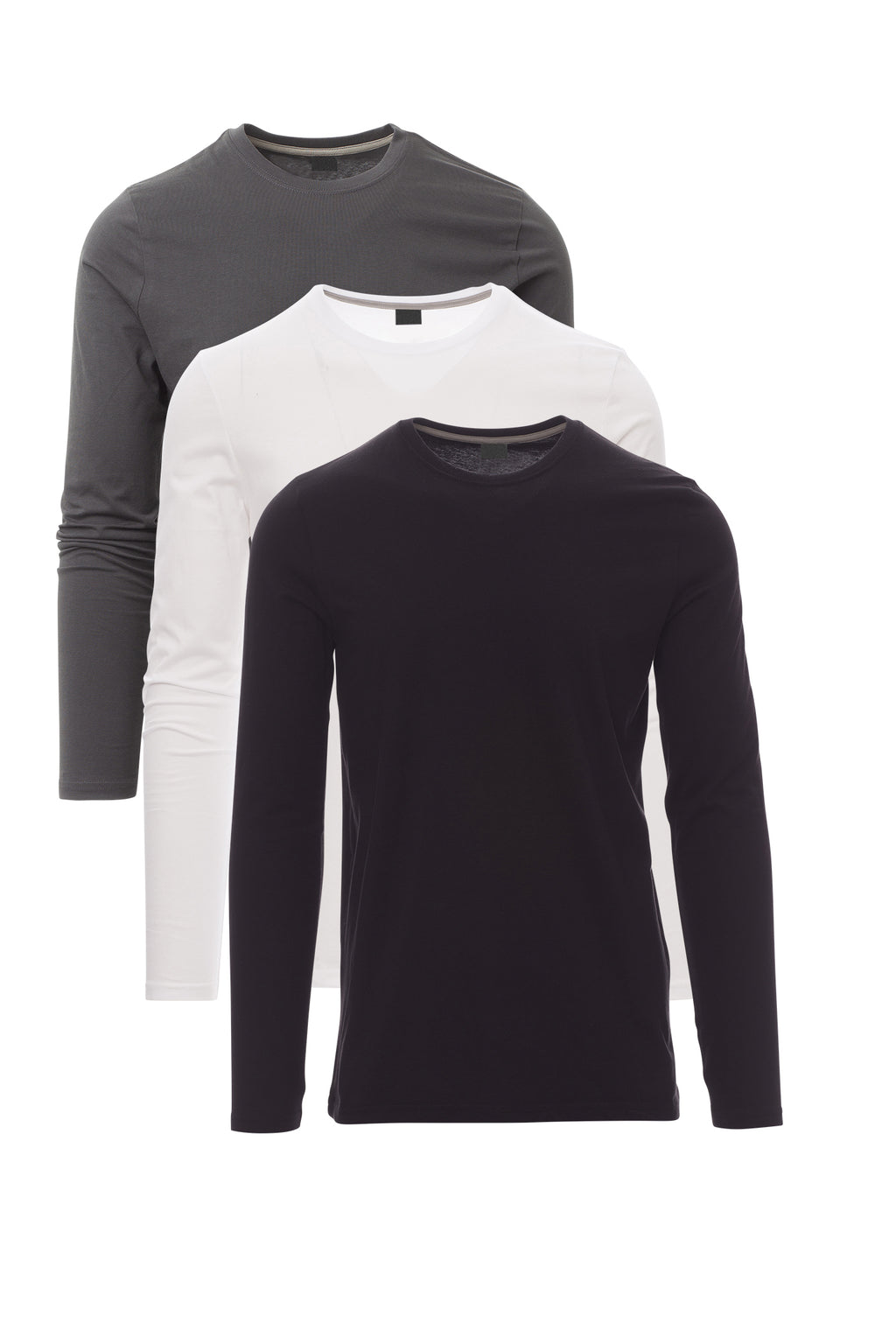 Herren 3er Pack Langarmshirts Pineta