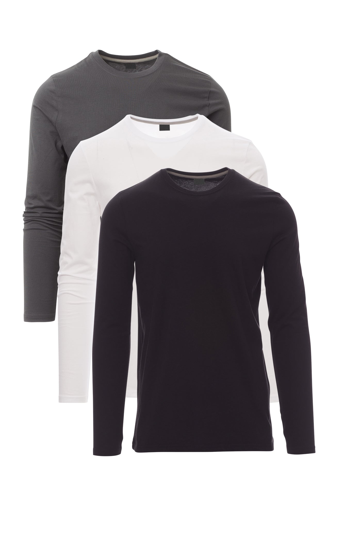 Herren 3er Pack Langarmshirts Pineta