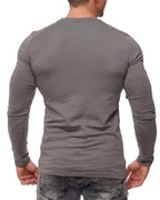 Herren Langarmshirt 3er Pack Baumwolle – Pineta