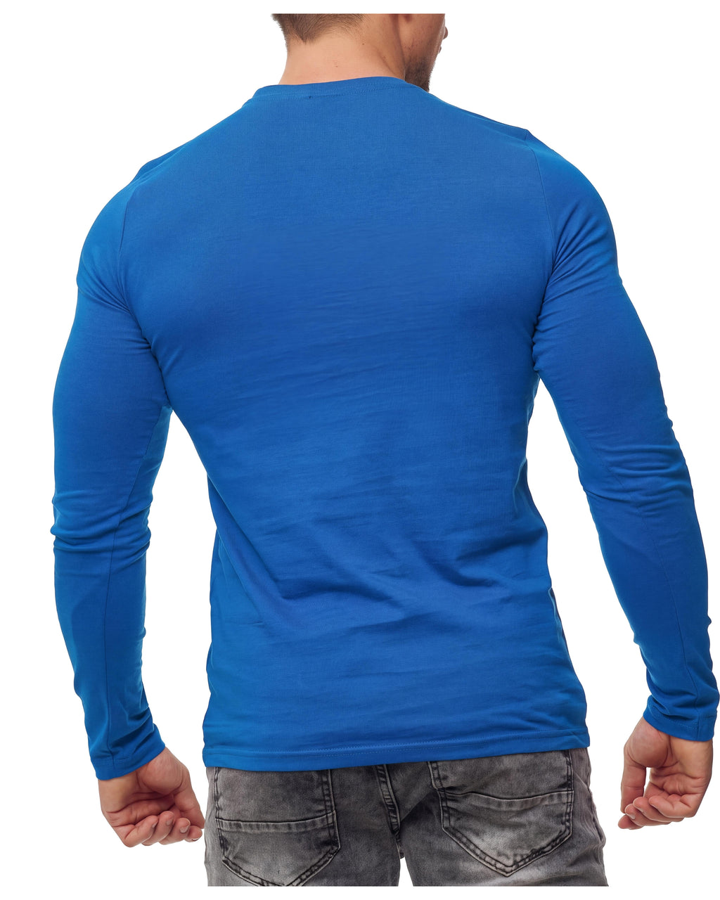 Herren Langarmshirt 3er Pack Baumwolle – Pineta