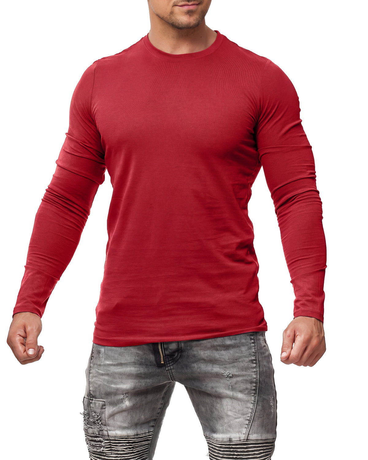 Herren Langarmshirt Baumwolle – Pineta