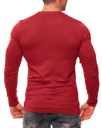 Herren Langarmshirt 3er Pack Baumwolle – Pineta