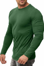 Herren Langarmshirt 100% Baumwolle Pineta
